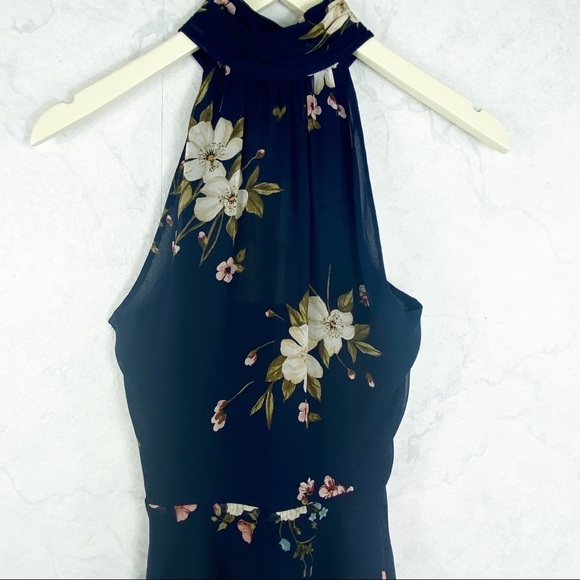 [Joie] Abbigayl Floral Silk  Halter Blouse - Picture 12 of 14